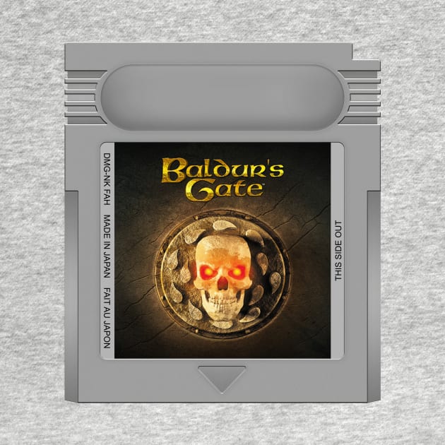 Baldur's Gate Game Cartridge by PopCarts